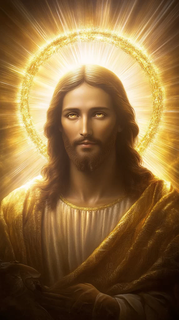 Jesus Halo Golden Light
