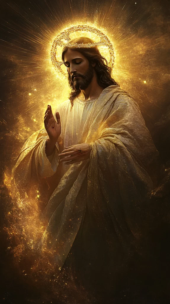 Jesus Halo Light Worship
