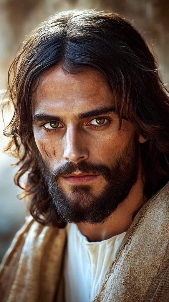 Jesus Prayer Brown Light Crowd