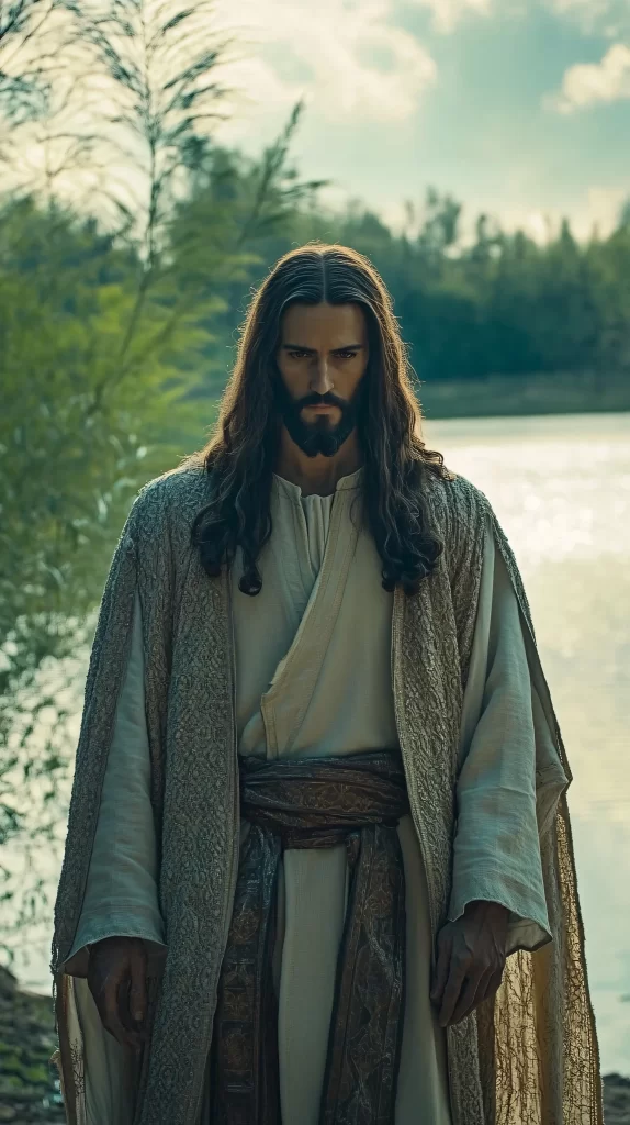Jesus Prayer White Brown Water