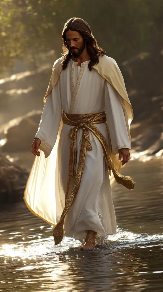 Jesus Water Golden Light 492