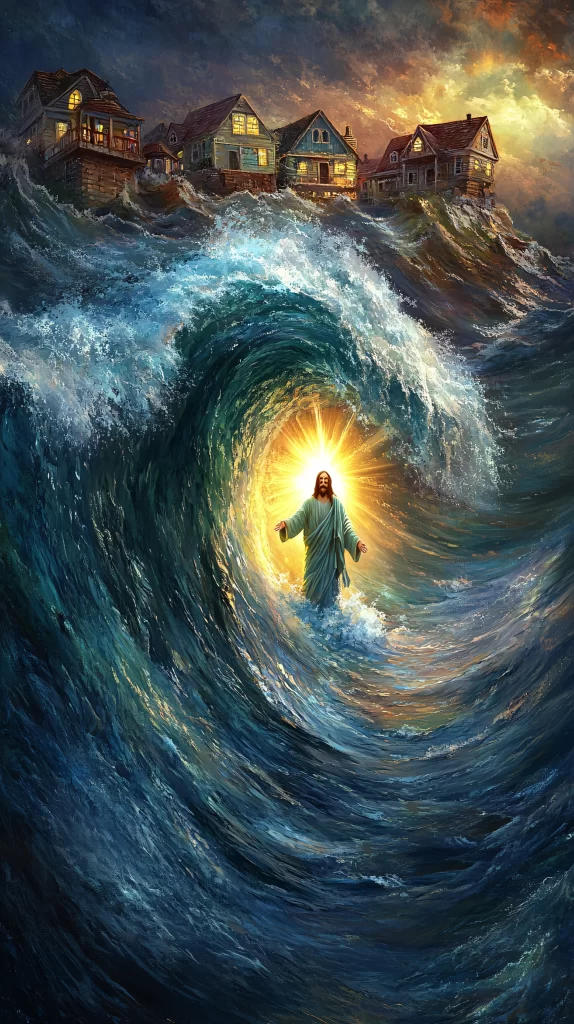 Jesus Water Wave Light Houses 227