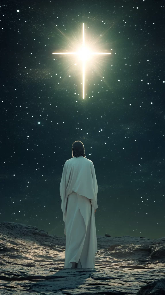 Jesus Worship Bright Light Starry