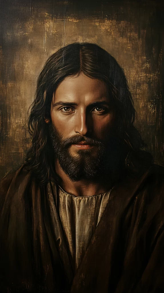 Jesus Worship Brown Robe Light