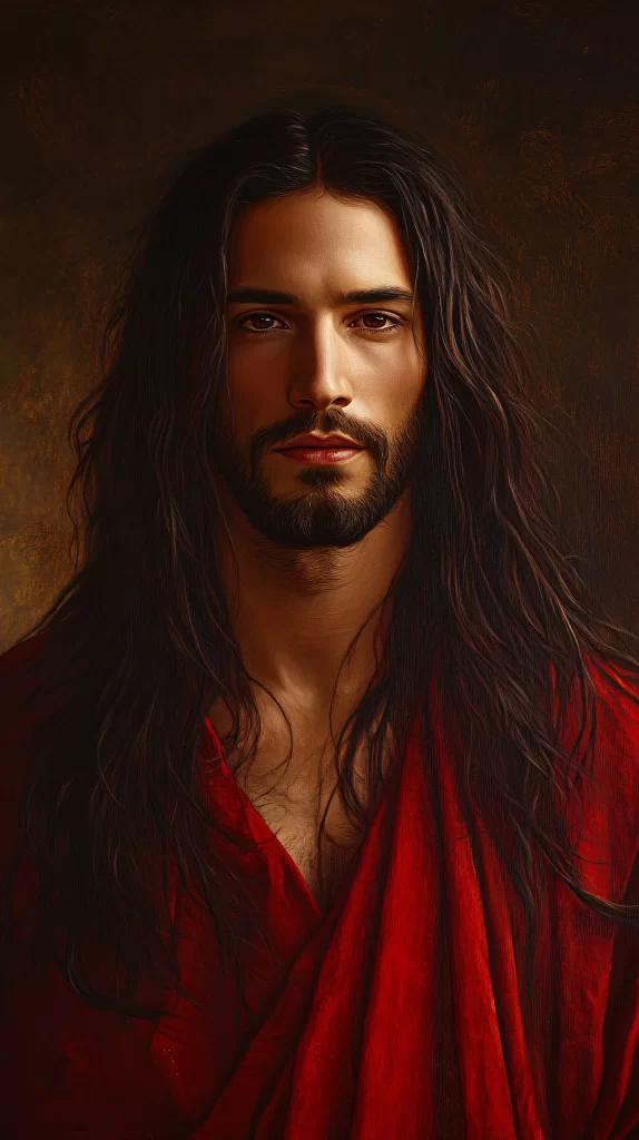 Jesus Worship Red Robe Light 753