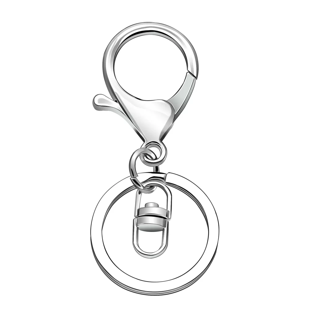 Keychain Silver Metal