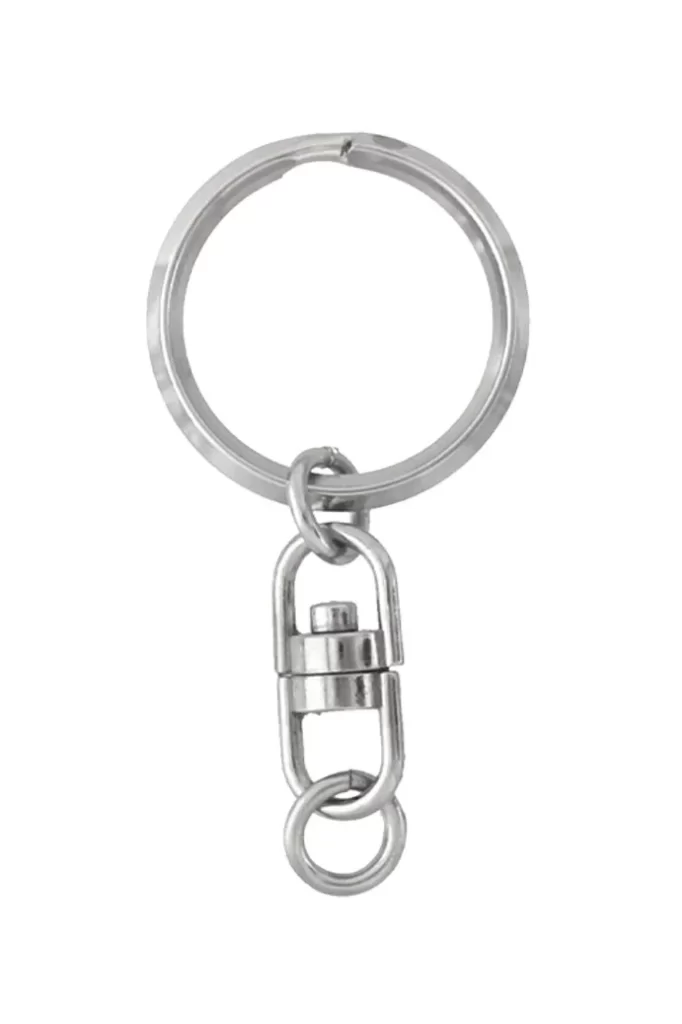 Keychain Silver Metal Industrial