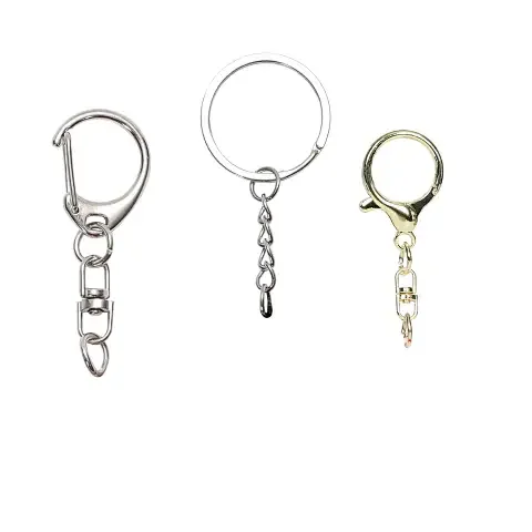 Keychains Silver Gold Metal Accessories