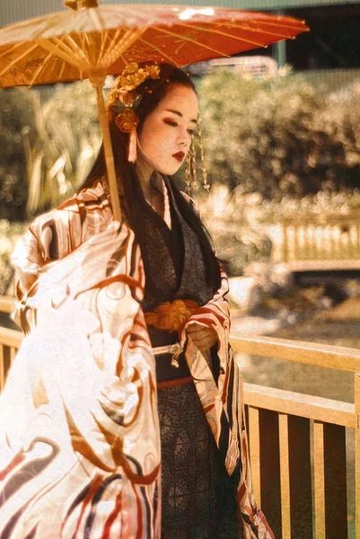 Kimono Black Floral Wave Elegant Ceremonial