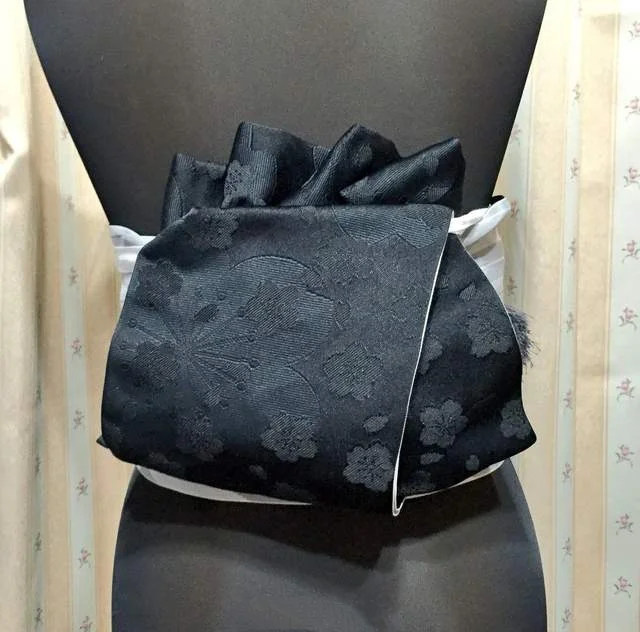 Kimono Floral Black