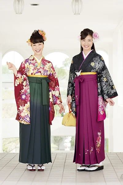 Kimono Floral Cherry Blossom Elegant Ceremonial