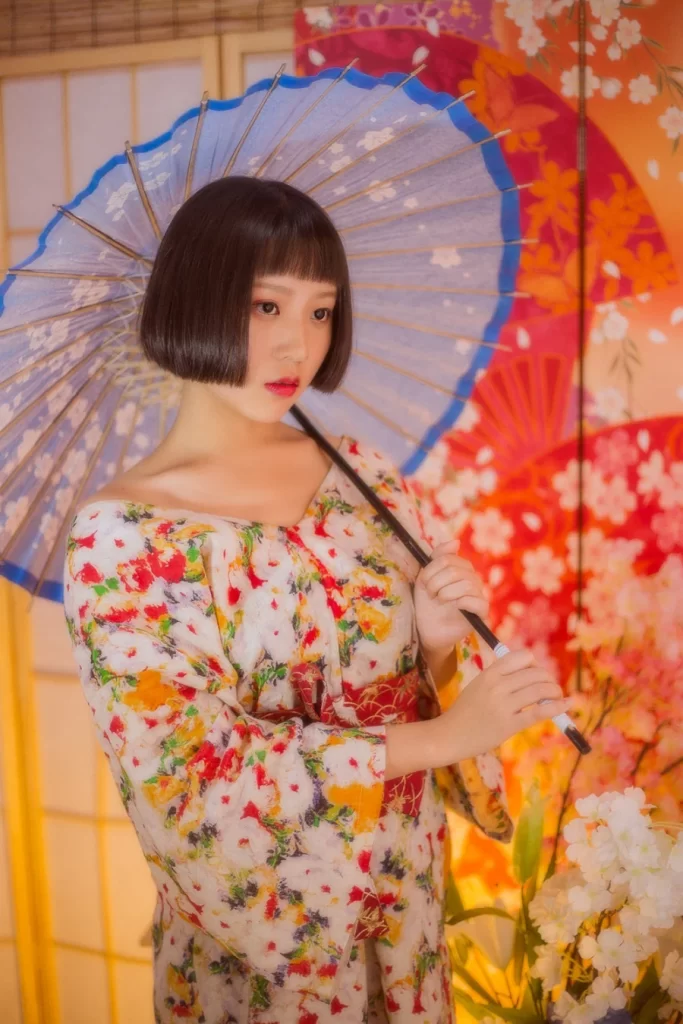 Kimono Floral Cherry Blossom
