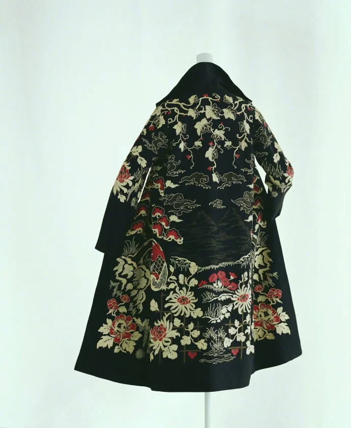 Kimono Floral Cherry Blossom Crane Wave