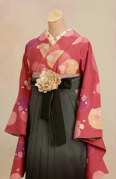 Kimono Floral Cherry Blossom Wave