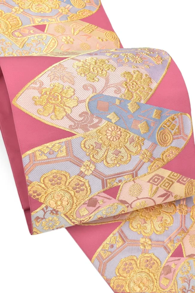 Kimono Floral Cherry Blossom Crane Geometric Bird Moon