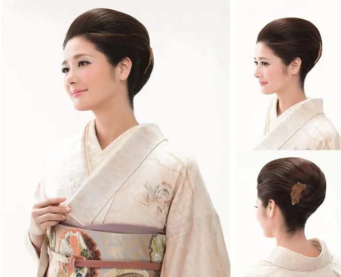 Kimono Floral Crane Wave