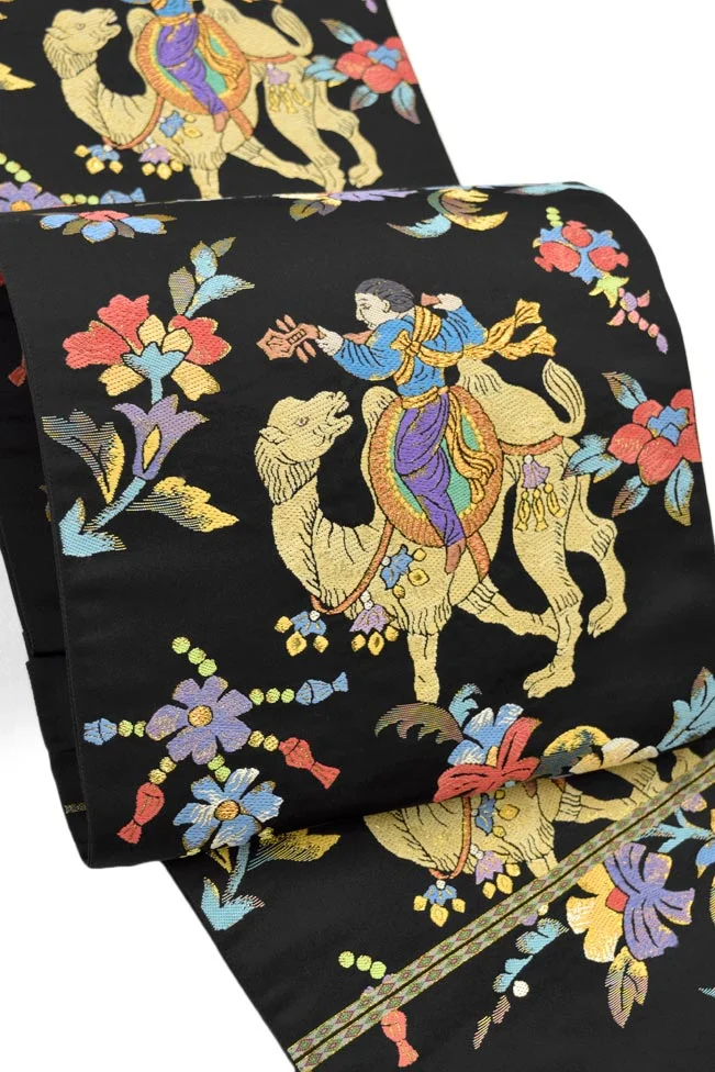 Kimono Floral Crane Wave Geometric Stripe