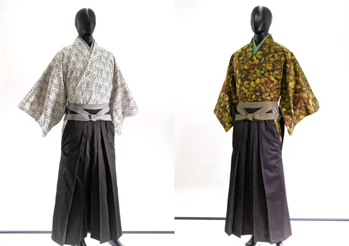 Kimono Floral Geometric Stripe Bird Moon
