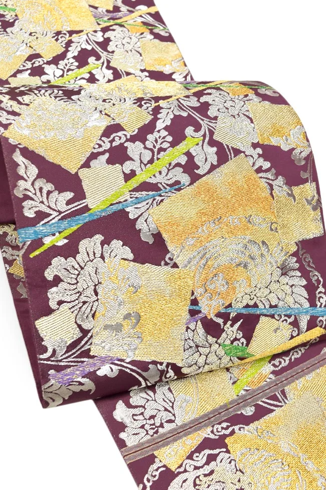 Kimono Floral Geometric Wave