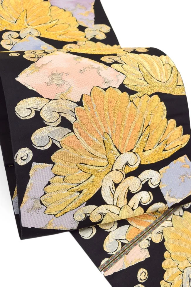 Kimono Floral Wave Geometric Bird Moon