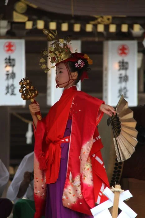 Kimono Furisode Floral Cherry Blossom Red Purple