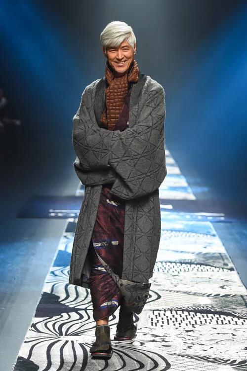 Kimono Geometric Traditional Fashion Runway Artistic