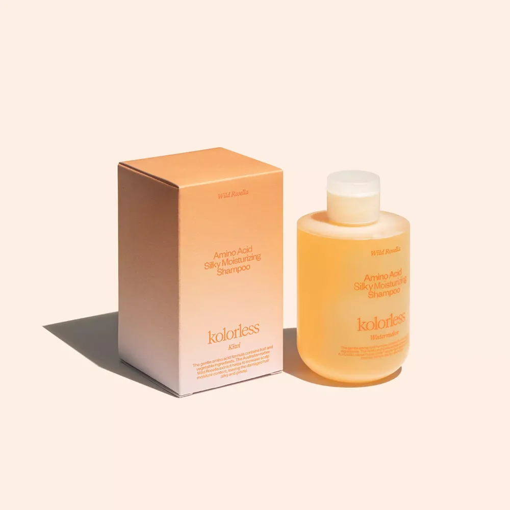 Kolorless Shampoo Bottle Plastic Yellow Modern Haircare