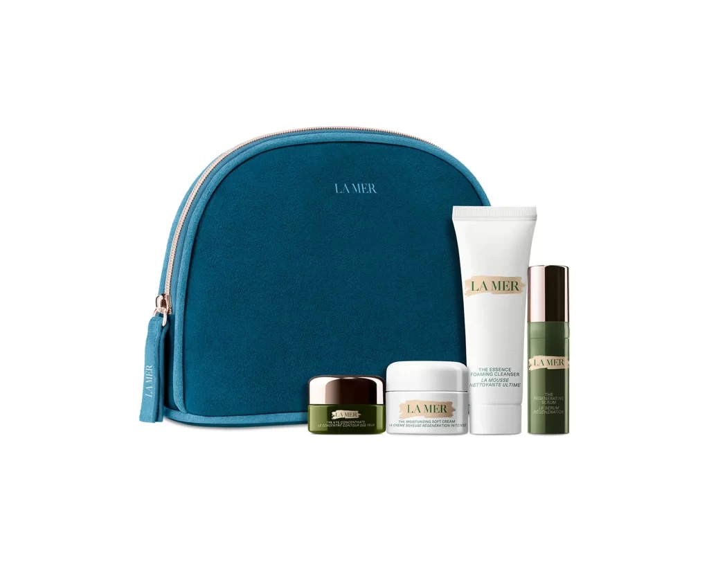 La Mer Cosmetics Blue Bag