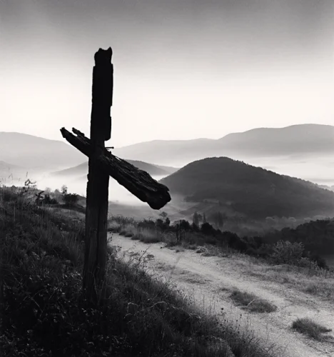 Landscape Foggy Dramatic Textured High Contrast Mysterious