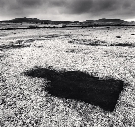 Landscape Snowy Dramatic Textured High Contrast Mysterious