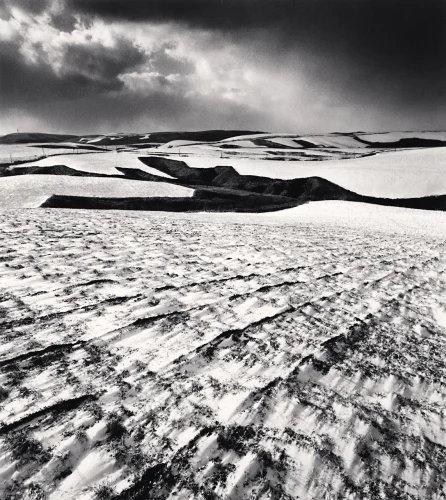 Landscape Snowy Textured High Contrast Dramatic Atmospheric