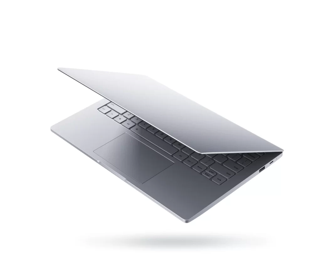 Laptop Silver Floating Sleek