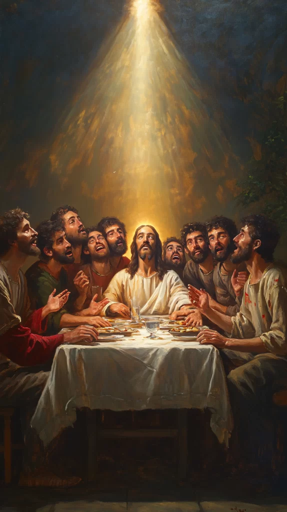Last Supper Golden Light Table 506