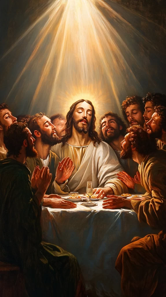 Last Supper Golden Light Table 515