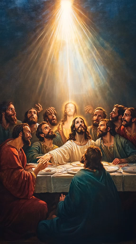 Last Supper Radiant Light Blue