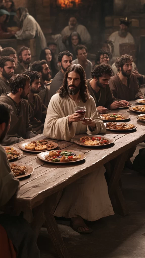 Last Supper Red Wine Table 896