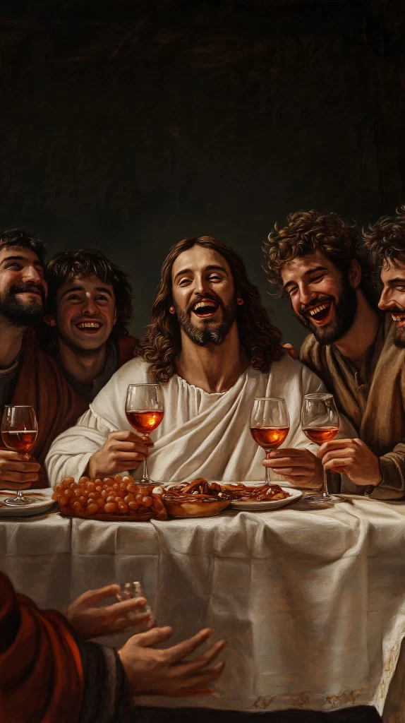 Last Supper Red Wine White 38