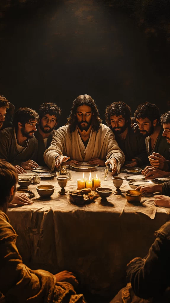 Last Supper Warm Tones Candles