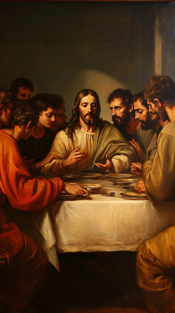 Last Supper Warm Tones Table 443