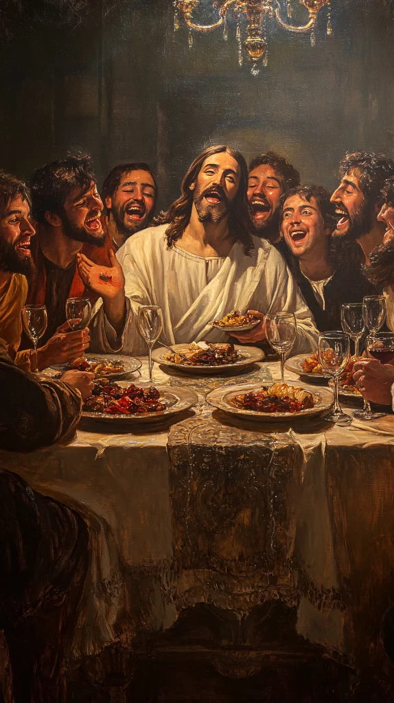 Last Supper Warm Tones Table 928