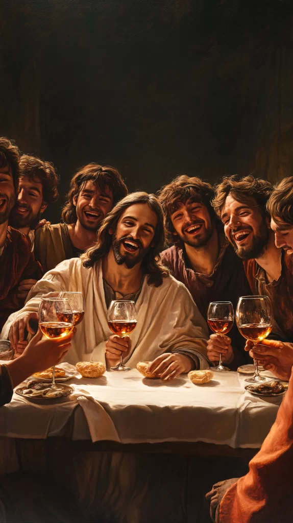 Last Supper Warm Tones Table 964