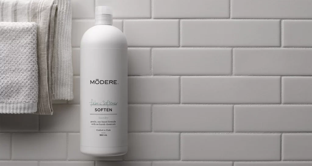 Laundry Bottle White Soften Gentle Formula