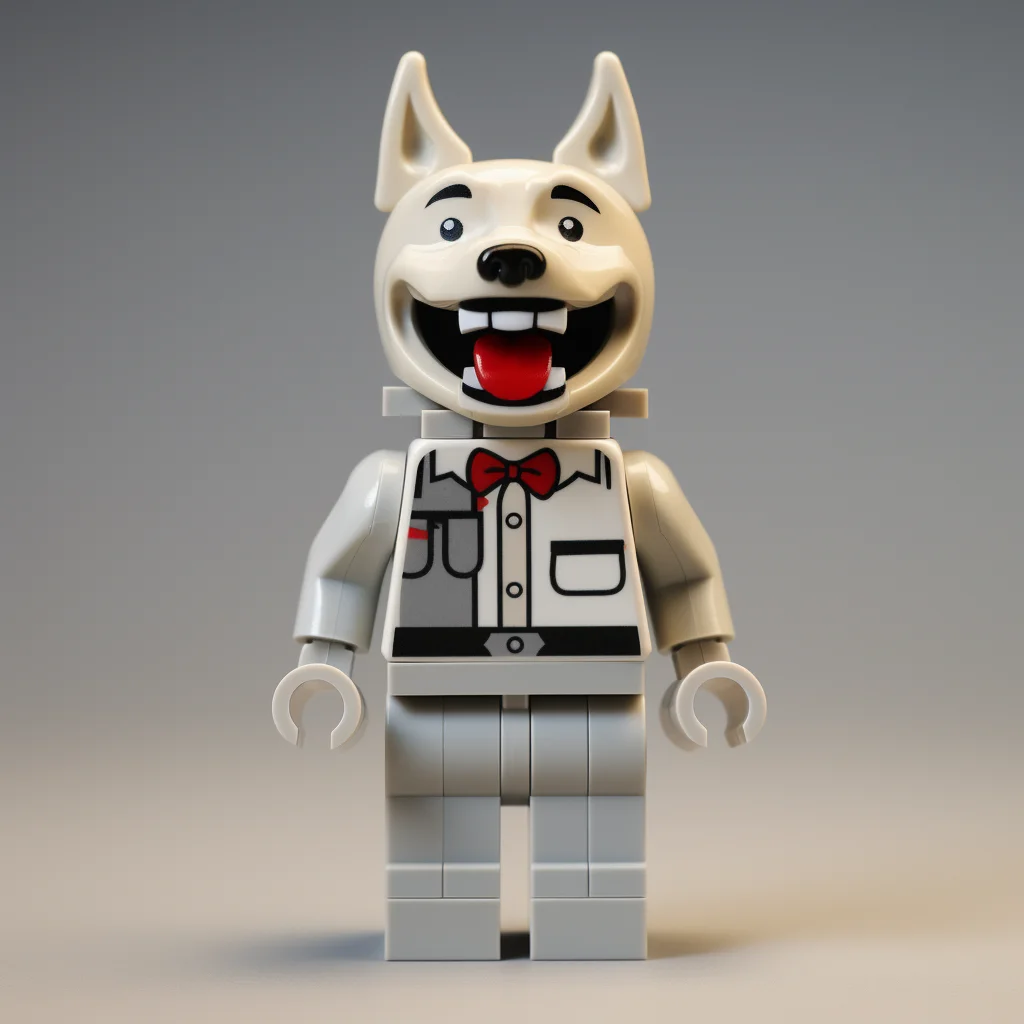 lego dog minifigure character toy animal