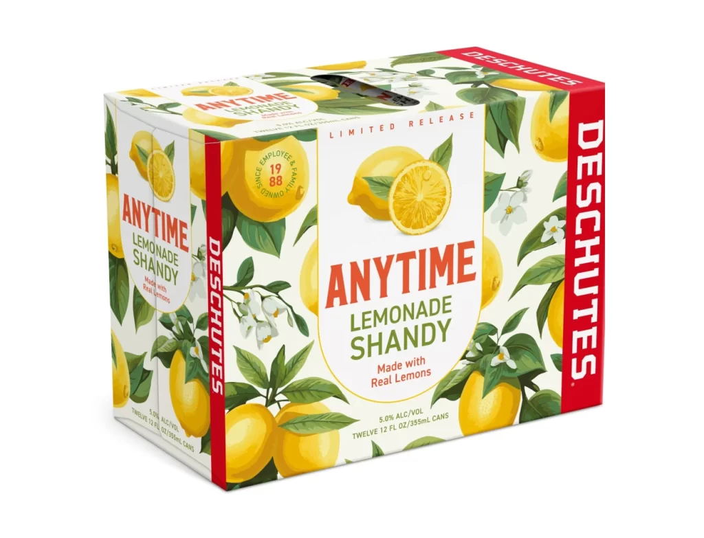 Lemonade Shandy Yellow Green White Illustrative