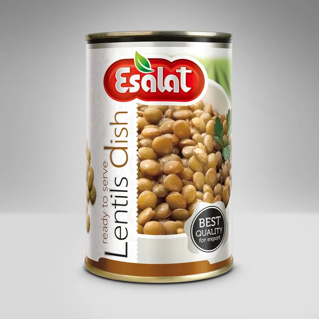 Lentils Dish White Brown Green Red