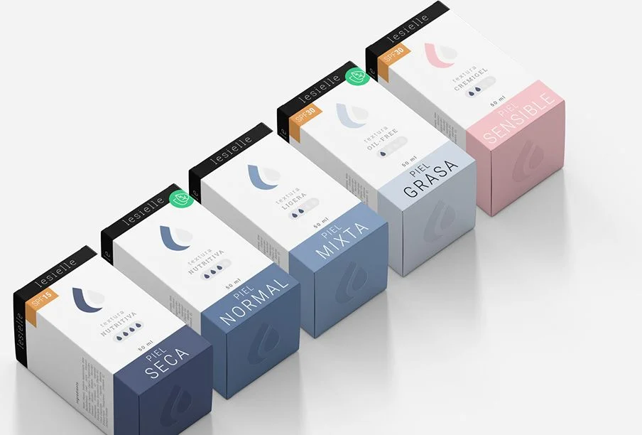 Lesielle Skincare Box White Minimalist