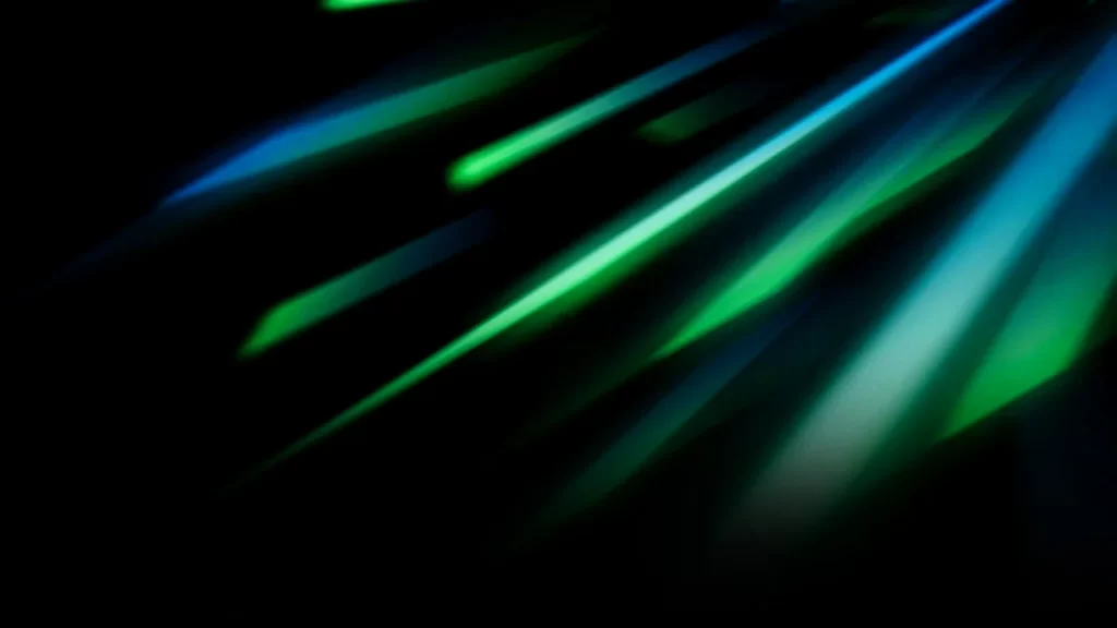 Light Stripes Blue Green Black