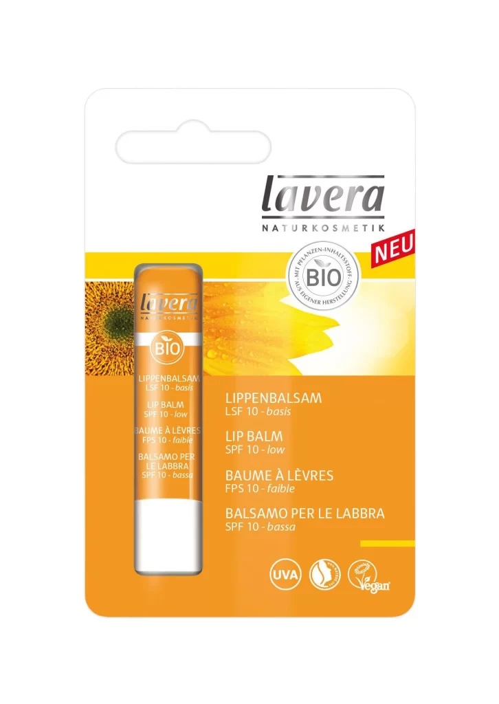 Lip Balm Tube Orange Natural Organic Vegan