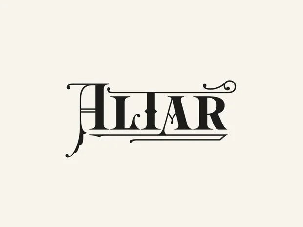 Logo Black White Typography