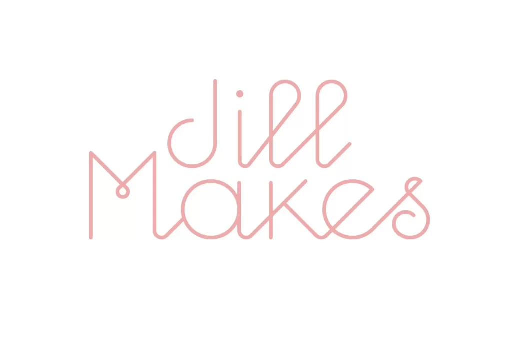 Logo Pink White Branding